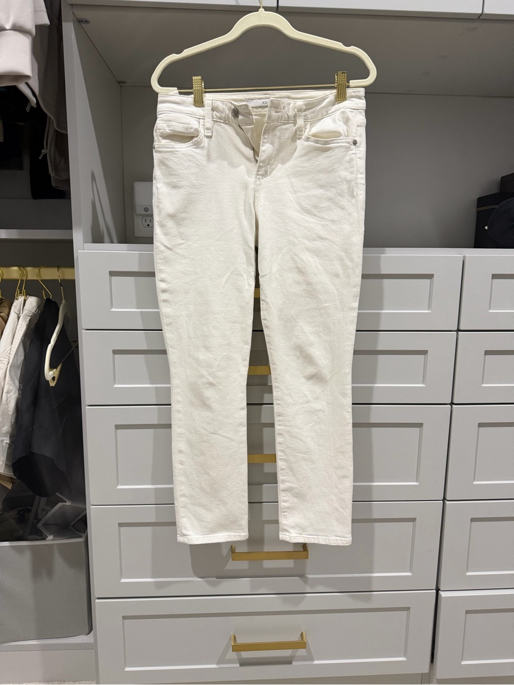 Joe’s White Slim Straight Jeans